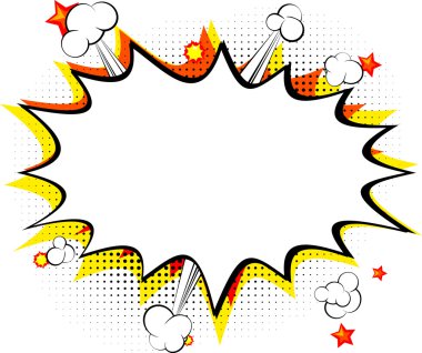 Comic book background. clipart