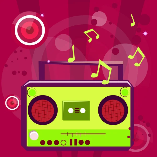 Pop music background — Stockvector