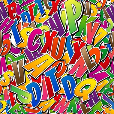 harfler pürüzsüz desen