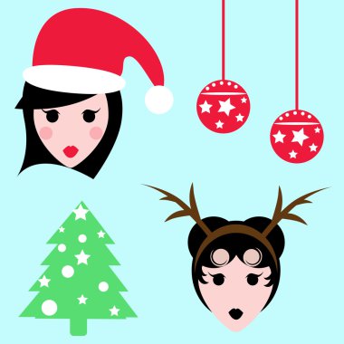 Noel öğeleri, simgeler.