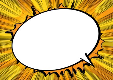 Sarı çizgi roman arka plan.