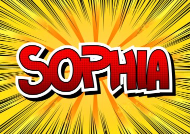 Sophia - çizgi roman tarzı kadın adı