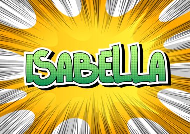 Isabella - çizgi roman tarzı kadın adı