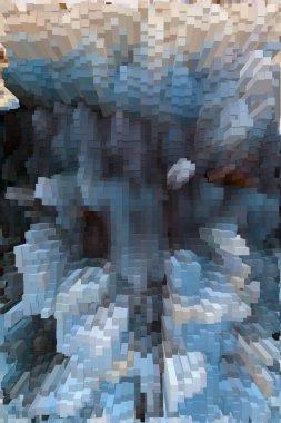 Güzel yaratıcı bir arka plan. Canlı, soyut bir dokunun yansıması. Pankart, poster, el ilanı, kart, kartpostal, kapak, broşür için desen tasarımı. Renkli canlı küpler soyut arkaplan.