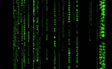 Blok zinciri konsepti. Bağlantı sistemi ve küresel veri alışverişi. Baskı, tasarım, ağ, afişler, medya, çizimler için. Mavi arkaplan.