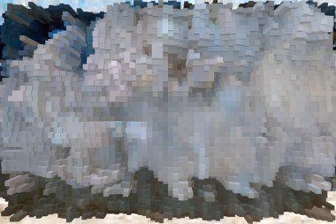 Web, afişler, illüstrasyonlar için renklendirilmiş canlı arkaplan.