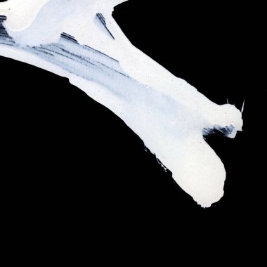 Siyah arkaplan zen tarzı arkaplan ve doku üzerinde dinamik beyaz fırça darbeleri