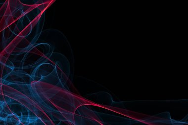 Renkli çizgiler ve dalgalarla soyut arkaplan 