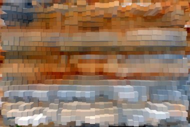 Güzel yaratıcı bir arka plan. Canlı, soyut bir dokunun yansıması. Pankart, poster, el ilanı, kart, kartpostal, kapak, broşür için desen tasarımı. Renkli canlı küpler soyut arkaplan.