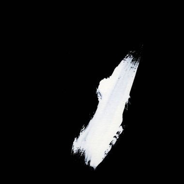 Siyah arkaplan zen tarzı arkaplan ve doku üzerinde dinamik beyaz fırça darbeleri