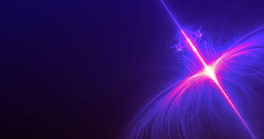 Soyut fraktal ve parıldayan ışınlar hayal gücü, yaratıcılık ve tasarım için çok renkli sanat arka plan dokusu