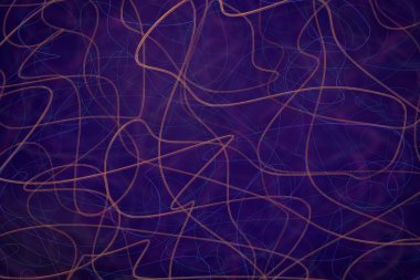 Koyu arkaplanda soyut çizgiler ve şekiller tasarımı