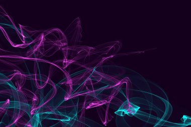 Zarif dalgalarla soyut arkaplan