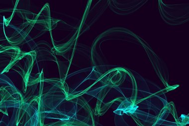 Zarif dalgalarla soyut arkaplan