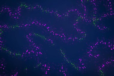 Koyu arkaplanda soyut çizgiler tasarımı