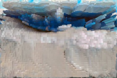 Güzel yaratıcı bir arka plan. Canlı, soyut bir dokunun yansıması. Pankart, poster, el ilanı, kart, kartpostal, kapak, broşür için desen tasarımı. Renkli canlı küpler soyut arkaplan.