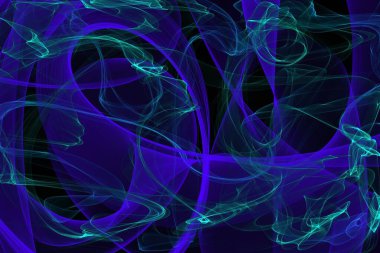 Zarif dalgalarla soyut arkaplan