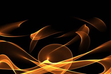 Zarif dalgalarla soyut arkaplan