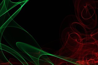 Renkli çizgiler ve dalgalarla soyut arkaplan 