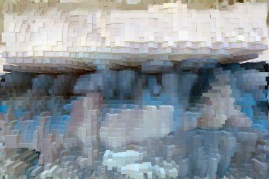 Güzel yaratıcı bir arka plan. Canlı, soyut bir dokunun yansıması. Pankart, poster, el ilanı, kart, kartpostal, kapak, broşür için desen tasarımı. Renkli canlı küpler soyut arkaplan.