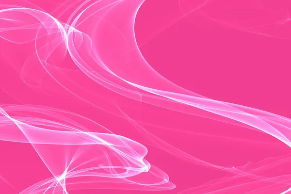 要旨ピンクの背景に白い波が動き線を打つ — ストック写真