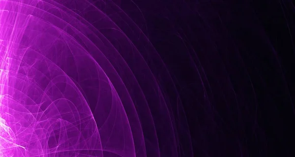 Abstract Purple Light Laser Beams Fractals Glowing Shapes Multicolored Art — Stock Photo, Image