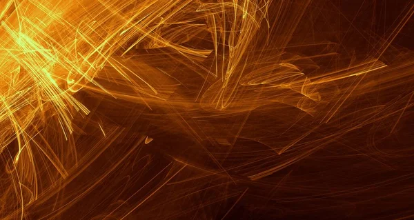 레이저 프랙탈 발광하는 형태의 색상의 상상력 창의성 디자인 — 스톡 사진