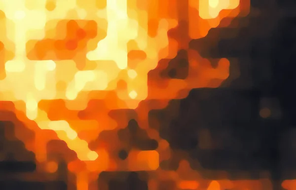 Estrella Sol Fuego Explosión Estalla Borrosa Pixel Ilustración Con Rayos —  Fotos de Stock