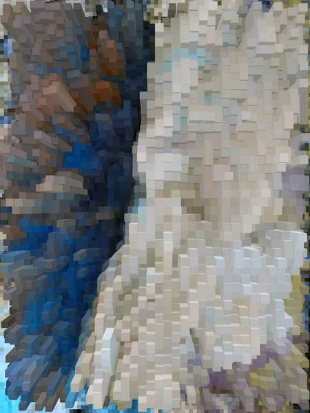 Pixelated Πολύχρωμο Ζωντανό Φόντο Για Διαδίκτυο Πανό Εικόνες — Φωτογραφία Αρχείου