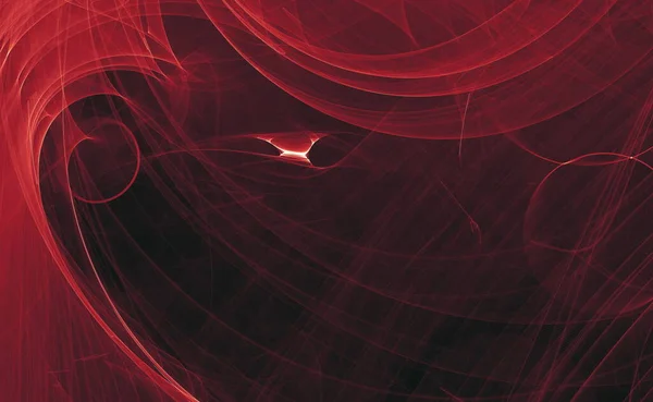 Abstrato Luz Vermelha Feixes Laser Fractais Formas Brilhantes Textura Fundo — Fotografia de Stock