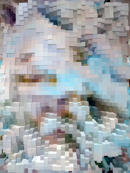 Pixelated Πολύχρωμο Ζωντανό Φόντο Για Διαδίκτυο Πανό Εικόνες — Φωτογραφία Αρχείου