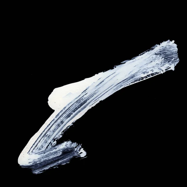 Δυναμική Λευκό Πινέλο Εγκεφαλικά Επεισόδια Μαύρο Φόντο Zen Στυλ Φόντο — Φωτογραφία Αρχείου