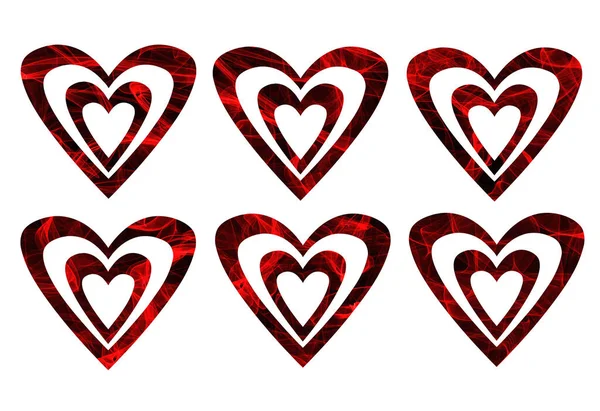 Enerji hatlarından yapılmış dinamik kalpler yığını. Yaratıcılık, fikirler, geçmiş, sevgililer günü, anneler günü, kartpostallar, ikonlar, posterler için