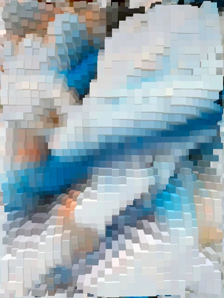 Pixelated Színes Élénk Háttér Web Bannerek Illusztrációk — Stock Fotó