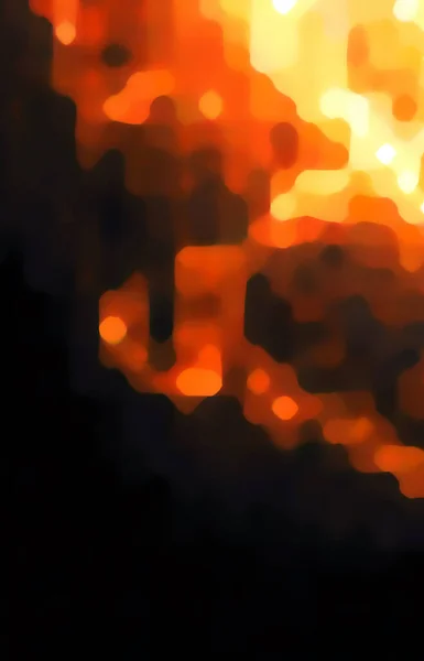 Star Sun Fire Explosion Bursts Blurred Pixel Illustration Rays Light — Stock Photo, Image