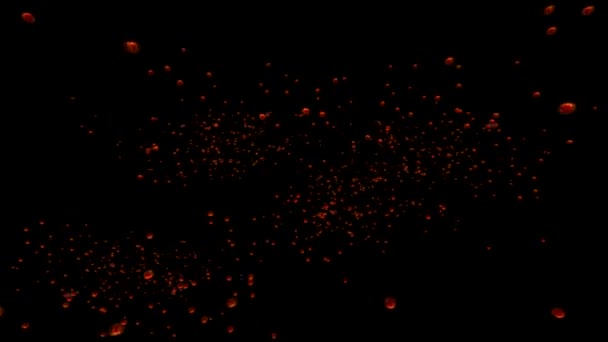 Animación Realista Imágenes Del Síndrome Respiratorio Agudo Severo Coronavirus Sars — Vídeos de Stock
