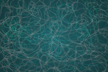 Koyu arkaplanda soyut çizgiler ve şekiller tasarımı