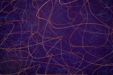 Koyu arkaplanda soyut çizgiler ve şekiller tasarımı