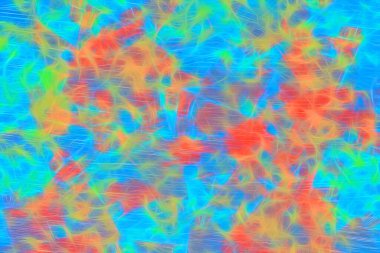 Güzel yaratıcı bir arka plan. Canlı, soyut bir dokunun yansıması. Pankart, poster, el ilanı, kart, kartpostal, kapak, broşür için desen tasarımı. Renkli soyut arka plan. Canlı ve neşeli..