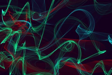 Zarif dalgalarla soyut arkaplan