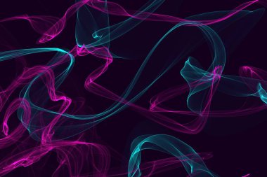 Zarif dalgalarla soyut arkaplan