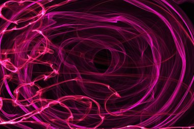 Renkli çizgiler ve dalgalarla soyut arkaplan 