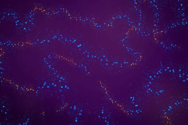 Koyu arkaplanda soyut çizgiler tasarımı