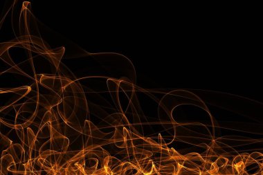 Renkli çizgiler ve dalgalarla soyut arkaplan 