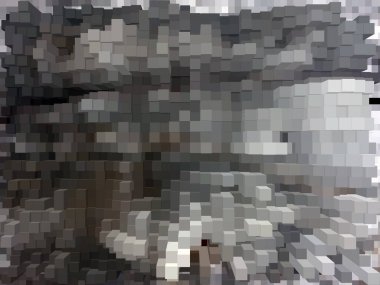 Güzel yaratıcı bir arka plan. Canlı, soyut bir dokunun yansıması. Pankart, poster, el ilanı, kart, kartpostal, kapak, broşür için desen tasarımı. Renkli canlı küpler soyut arkaplan.