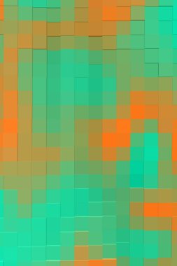 Güzel yaratıcı bir arka plan. Canlı, soyut bir dokunun yansıması. Pankart, poster, el ilanı, kart, kartpostal, kapak, broşür için desen tasarımı. Renkli canlı küpler soyut arkaplan.