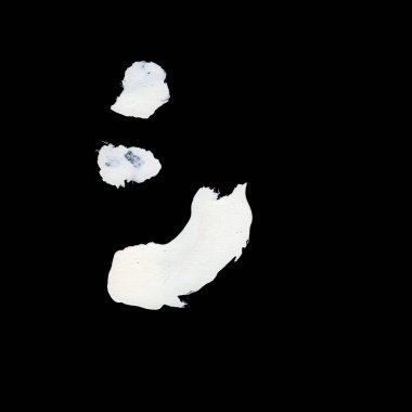 Siyah arkaplan zen tarzı arkaplan ve doku üzerinde dinamik beyaz fırça darbeleri