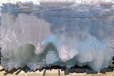 Web, afişler, illüstrasyonlar için renklendirilmiş canlı arkaplan.