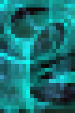 Yaratıcı fikirler için renkli piksel arkaplanı, web, blog, illüstrasyon, afişler, yazdırma.