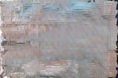 Güzel yaratıcı bir arka plan. Canlı, soyut bir dokunun yansıması. Pankart, poster, el ilanı, kart, kartpostal, kapak, broşür için desen tasarımı. Renkli canlı küpler soyut arkaplan.